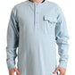 Dolce & Gabbana Light Blue Cotton Buttoned Pullover Sweater