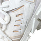 Dolce & Gabbana White Beige Sorrento Socks Sneakers Shoes