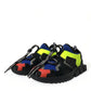 Dolce & Gabbana Multicolor Sorrento Lace Up Men Sneakers Shoes