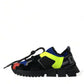 Dolce & Gabbana Multicolor Sorrento Lace Up Men Sneakers Shoes