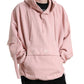 Dolce & Gabbana Pink Cotton Hooded Pockets Pullover Sweater