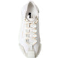 Dolce & Gabbana White NS1 Low Top Sports Women Sneakers Shoes
