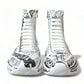 Dolce & Gabbana White Black Graffiti Daymaster Sneakers Shoes