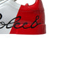 Dolce & Gabbana White Red Lace Up Womens Low Top Sneakers Shoes