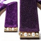 Dolce & Gabbana Purple Crystal Ankle Strap Sandals Shoes