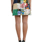 Dolce & Gabbana Multicolor Majolica Patchwork Mini Skirt