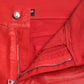 Dolce & Gabbana Red Cotton High Waist Skinny Denim Jeans
