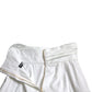 Dolce & Gabbana White Cotton Pleated A-line High Waist Skirt