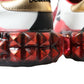 Dolce & Gabbana White Red Crystals Portofino Sneakers Women Shoes