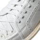 Dolce & Gabbana White Leather Low Top Oxford Sneakers Shoes