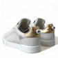 Dolce & Gabbana White Leather Portofino Classic Sneaker Women Shoes