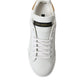 Dolce & Gabbana White Leather Portofino Classic Sneaker Women Shoes