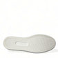 Dolce & Gabbana Black Patch Embellished Slip On Men Sneakers Shoes