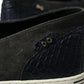 Dolce & Gabbana Blue Suede Caiman Men Loafers Slippers Shoes