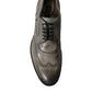 Dolce & Gabbana Brown Leather Lace Up Formal Derby Dress Shoes