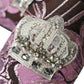 Dolce & Gabbana Pink Printed Crystal Embellished Loafers Dress Shoes