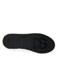 Dolce & Gabbana Red Black Leopard Loafers Men Sneakers Shoes