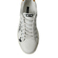Dolce & Gabbana White Leather LOVE Milano Men Sneakers Shoes