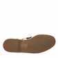 Dolce & Gabbana Beige Black Striped Canvas Espadrilles MONDELLO Shoes