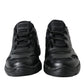 Prada Black Mesh Panel Low Top Twist Trainers Sneakers Shoes