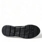 Prada Black Mesh Panel Low Top Twist Trainers Sneakers Shoes