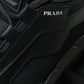 Prada Black Mesh Panel Low Top Twist Trainers Sneakers Shoes