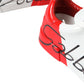 Dolce & Gabbana White Red Leather Logo Low Top Sneakers Men Shoes