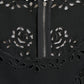 Dolce & Gabbana Black Floral Lace Viscose Bodycon Midi Dress