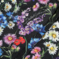 Dolce & Gabbana Multicolor Floral Print Lace Sheath Dress