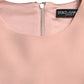 Dolce & Gabbana Light Pink Viscose A-line Shift Mini Dress