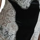 Dolce & Gabbana Black White Lace See Through A-Line Sleeveless Dress
