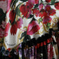 Dolce & Gabbana Multicolor Floral Print Silk Twill Gown Dress