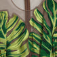 Dolce & Gabbana Green Banana Leaf Sleeveless Long Maxi Dress