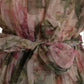 Dolce & Gabbana Multicolor Floral Print A-line Gown Dress