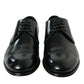 Dolce & Gabbana Black Leather Lace Up Men Dress Derby Shoes