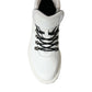 Dolce & Gabbana White Vulcano Trekking Ankle Boots Shoes
