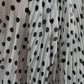 Dolce & Gabbana White Polka Dot A-line Pleated Maxi Dress