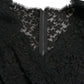 Dolce & Gabbana Black Bodycon Lace Cotton Sheath Mini Dress
