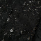 Dolce & Gabbana Black Floral Lace Viscose Sheath Midi Dress
