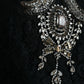 Dolce & Gabbana Black Lace Crystal Embellished Sheath Dress