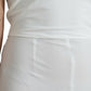 Dolce & Gabbana White Nylon Strapless Bodycon Jumpsuit Dress