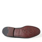 Dolce & Gabbana Black Leather Logo Embroidery Loafers Dress Shoes