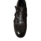 Dolce & Gabbana Brown Leather Strap Formal Dress Shoes