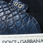Dolce & Gabbana Blue Suede Caiman Loafers Saint Tropez Shoes