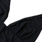 Dolce & Gabbana Black Nylon Stretch Swimwear Halter Top Bikini