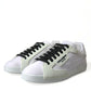 Dolce & Gabbana White PORTOFINO Low Top Sneakers Shoes