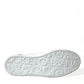 Dolce & Gabbana White PORTOFINO Low Top Sneakers Shoes
