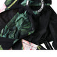 Dolce & Gabbana Black Floral Swimwear Bottom Beachwear Bikini