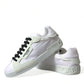 Dolce & Gabbana White PORTOFINO Low Top Sneakers Shoes