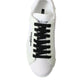 Dolce & Gabbana White PORTOFINO Low Top Sneakers Shoes